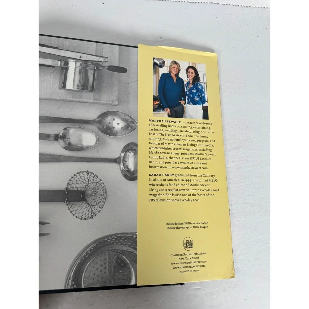 Martha Stewart's Cooking School Cookbook 2008 HC Clarkson Potter First Edition